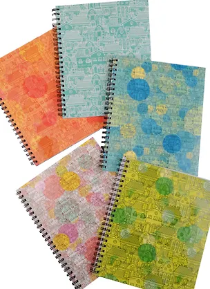 Тетрадь в клетку Unnika, "Городская палитра (графика)", 80 листов, в ассортименте 243787