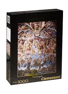 Пазл Clementoni Музеи 1000 эл. 69*50см. "Микеланджело "Страшный суд"