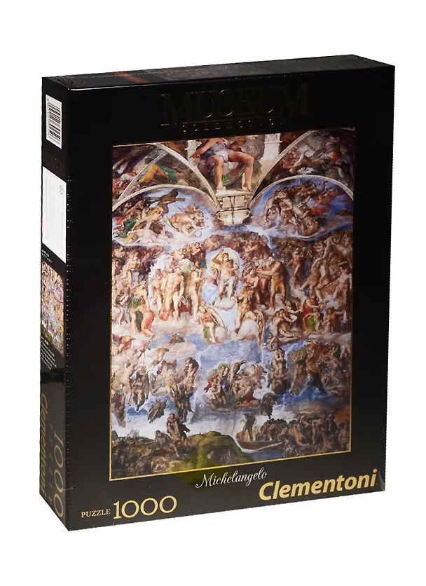 Пазл Clementoni Музеи 1000 эл. 69*50см. "Микеланджело "Страшный суд" 2516437 — 1