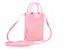 Сумочка вязаная с застежкой Сердечки (розовая) (12х18х6) (текстиль) (12-Yiheng-0612) — 3108914 — 2