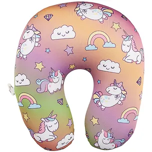 Подголовник-антистресс Единороги и облачка (35х35) (ПА2019-17) 2736795