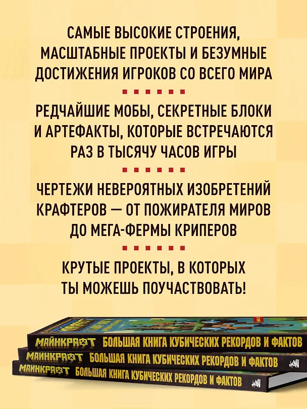 Книга Майнкрафт. Большая книга кубических рекордов и фактов (Матиас Бринде) — 6