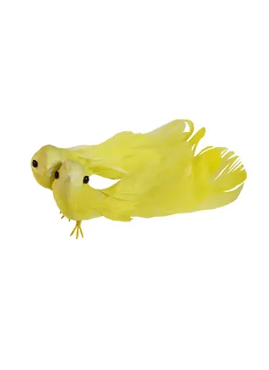 ХОББИ И ТЫ ScrapBerrys Украшение Птички с акриловыми камушками Желтовато-лимонные 2шт в 2491092