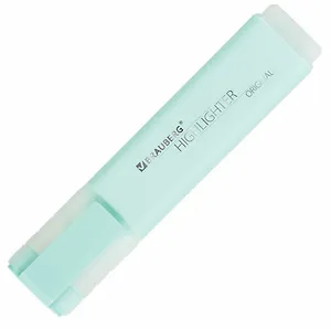 Текстовыделитель Brauberg, Original Pastel, бирюзовый 1-5 мм