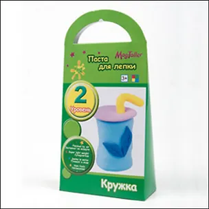 Паста для лепки 2 уровень Кружка (3+) (081272) (упаковка) 2316424