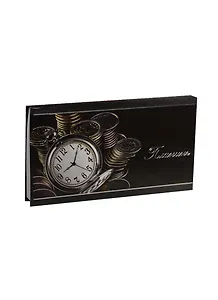 Планинг недат. 64л "ЧАСЫ" карманный, интегр.обл., офсет, тиснение цв.фольгой, Феникс