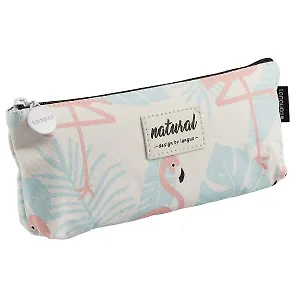 Пенал «Фламинго и монстера»