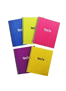 Тетрадь в клетку Unnika, "Смайл (орнамент)", 48 листов, в ассортименте