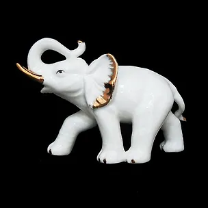 Фигурка фарфоровая Слон, 17х7х11 см (37062) 2393952