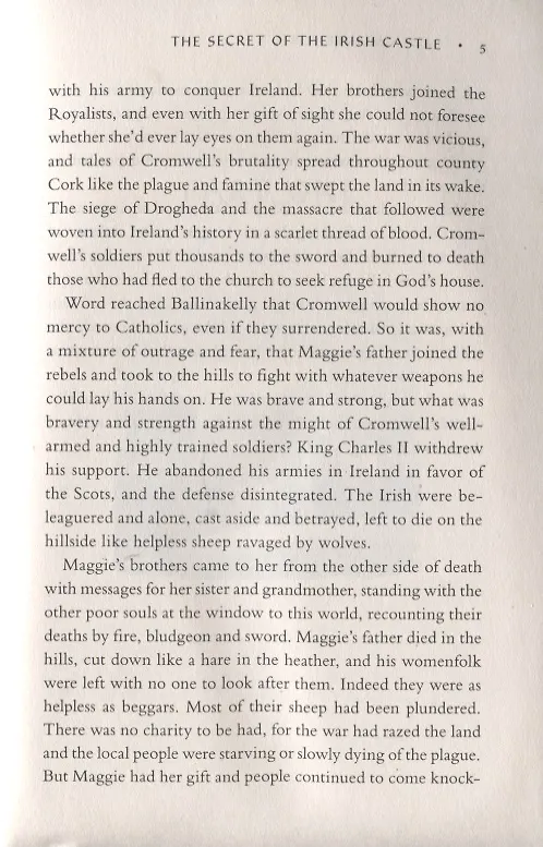 Книга The Secret of the Irish Castle (Santa Montefiore) — 5