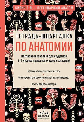Тетрадь-шпаргалка по анатомии