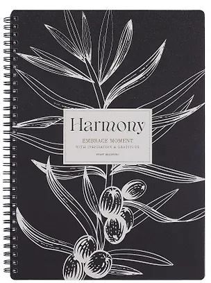Тетрадь «Harmony. Ветка на черном», А4, 96 листов в клетку, ветка на черном, спираль 3085118