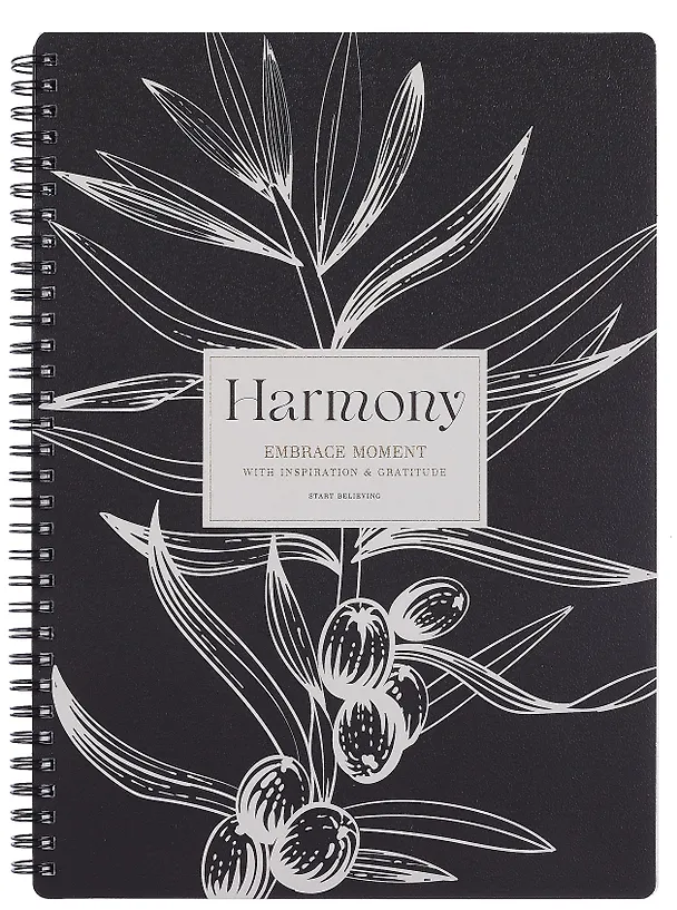Тетрадь общая «Harmony. Ветка на черном», 96 листов в клетку, А4 - Be Smart 3085118 — 1