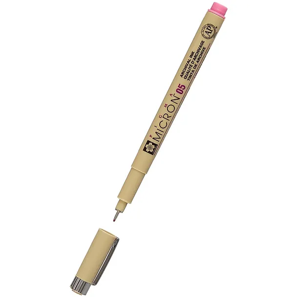 Капиллярная ручка «Pigma Micron», Sakura, 0.45 мм, розовая 249884 — 2