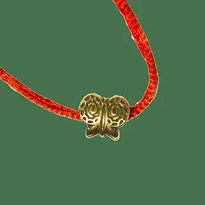 Сувенир,Браслет талисман, Красная нить Бабочка 113697