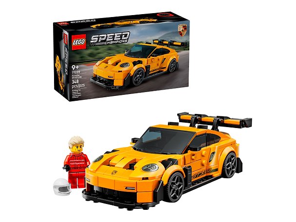 LEGO Speed Champions: Porsche 911 GT3 RS, 348 деталей (77239) 3118496 — 1