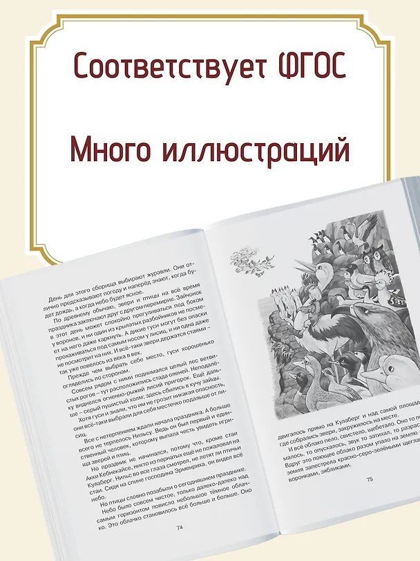 Книга Чудесное путешествие Нильса с дикими гусями (Сельма Оттилия Лувиса Лагерлёф) — 6