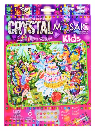 Набор для творчества ДАНКО-ТОЙС Crystal Mosaic Kids Феи — 2796886 — 1