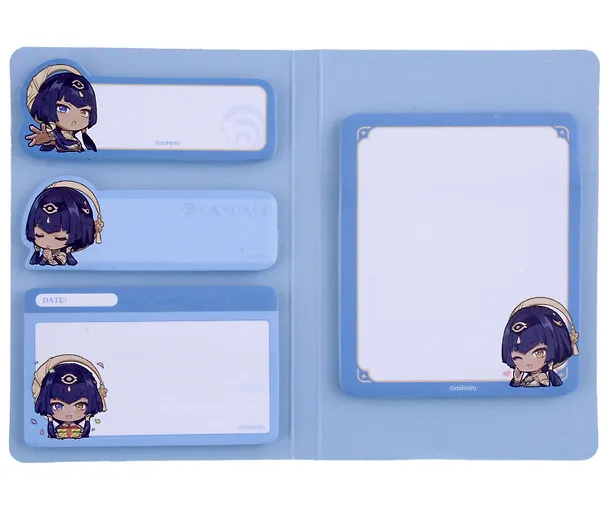 Блоки для записей, 4 штуки "Chibi Expression Candace" диспенсер-книжка 3047484 — 2