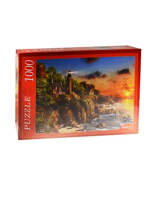 Пазл РЫЖИЙ КОТ 1000 эл. 68,5*48,5см. Маяк у моря 2548302