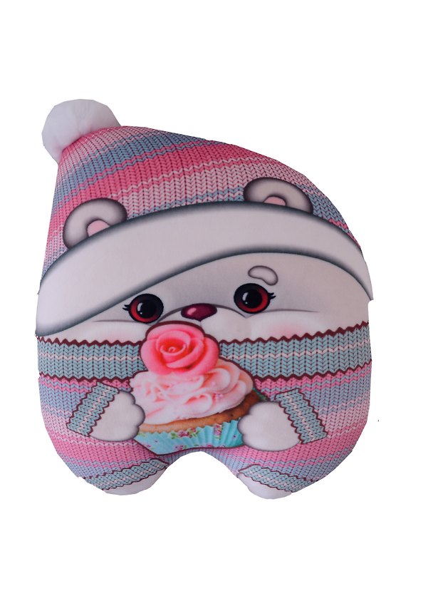 Мягкая игрушка "Мишутка с пирожкой" 2960761 — 1
