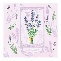 Салфетки Maki бум. сервиров. Лаванда (SLОG006601) (33х33) (20шт) (3сл)