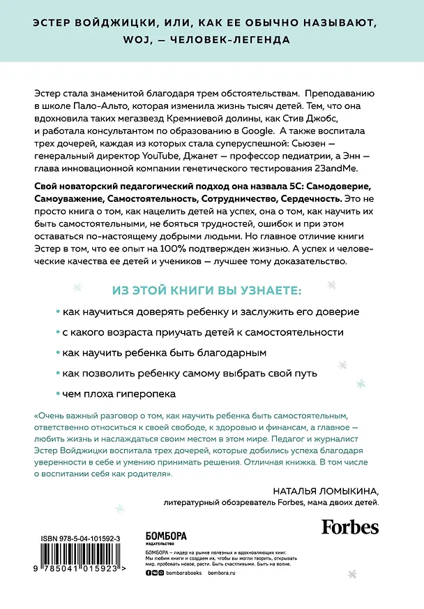 Книга The Woj Way. Как воспитать успешного человека (Эстер Войджицки) — 2
