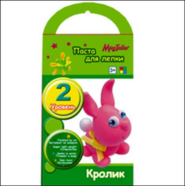 Набор для творчества, Mag Taller, Паста для лепки, 2 Уровень, "Кролик" 2316411 — 1