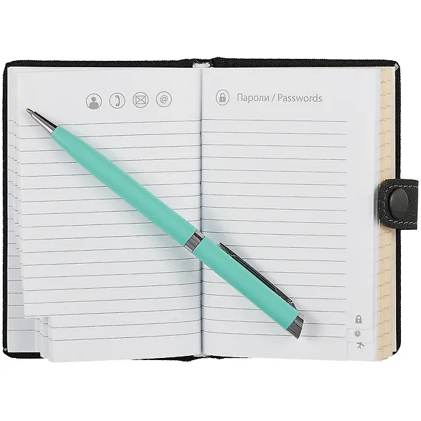 Алфавитная книга Lezar А7+, 64 листа, чёрная 262331 — 3