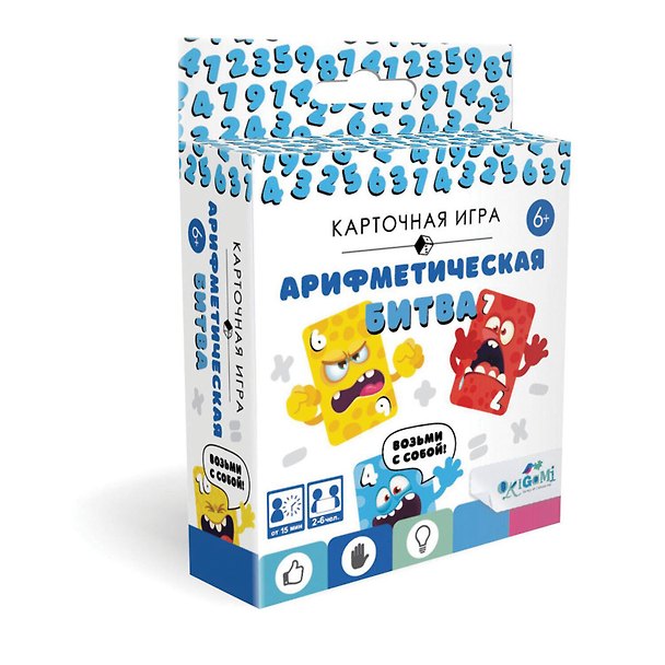 Настольная игра «Арифметическая битва», Origami 2864223 — 1