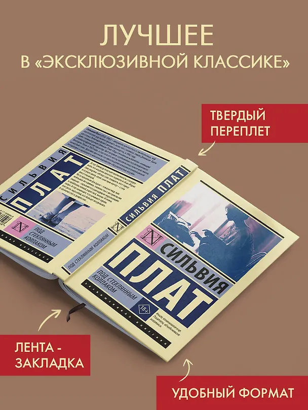 Книга Под стеклянным колпаком (Сильвия Плат) — 5