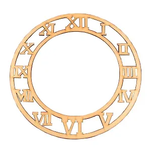 Основа для часов накладной круг Римские цифры (13700) (246х246мм) (упаковка)