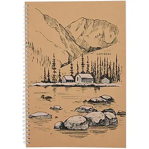 Тетрадь в клетку Listoff, "Eco-friendly. Дизайн 1", А4, 96 листов 259403