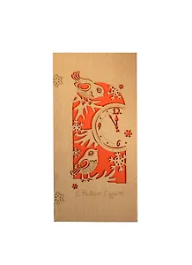 Открытка дерево С новым годом Птички с часами (31611-36) (Эстетика)