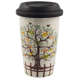 Термостакан Дерево и звездочки в пластиковой упаковке (122-6)