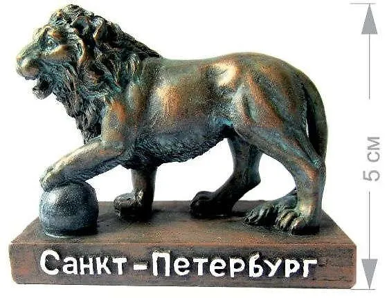Фигурка полистоун СПБ. Скульптура Лев 315196 — 1
