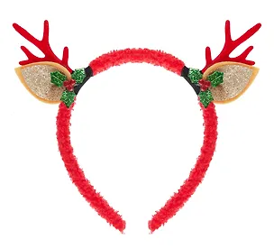 Ободок новогодний Рожки олененка (текстиль) (12-06141-P1) 3048722