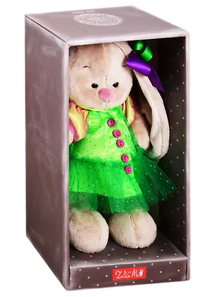 Игрушка мягкая Budi Basa, Зайка Ми Лаймовый изумруд (малый) StS-420 2822624