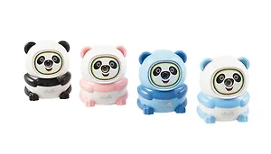 Точилка механическая "Панда", пвх-бокс, ассорти