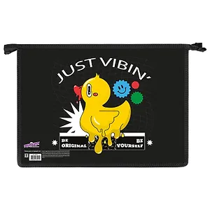 Папка для тетрадей А4 "Duck tales"  1 отд., картон/пластик, конгрев, молния