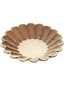 Игрушка из дерева Ваза большая узкая Астра (лесенка) (232х230х50) (162838) (Полноцвет)