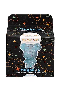Набор для творчества Draw Me!. Алмазная мозаика на брелоке «Синий мишка», 5,5 х 4,5 х 7 см