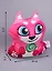 Игрушка-антистрес Енотик Лиза розовая (33х28) (ПТ- 4000943328) — 2578950 — 2