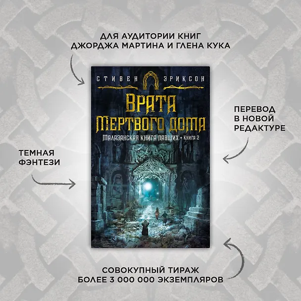 Книга Малазанская книга павших. Книга 2. Врата Мертвого дома (Стивен Эриксон, Иан Кэмерон Эсслемонт) — 4