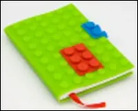 Блокнот/Ежедневник "Лего" Зеленый (0101155) (Еж Стайл)