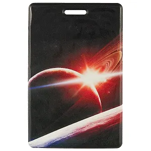 Чехол для карточек Космос Красная планета с кольцами