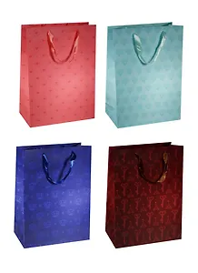 Пакет подарочный бумажный А3 42*32*11.5 "Штампики в цвете", жен., мат. ламинат, Kairui