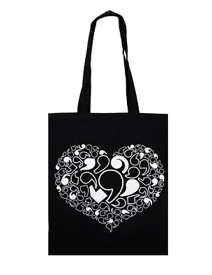 Сумка-шоппер Буквоед Сердце (текстиль) (40х32) 2957486
