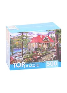 Пазл Чудесный домик в горах TOPpuzzle 500 элементов ХТП500-5729