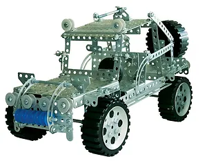 Конструктор метал. Джип (00955) (коробка) (ДК)